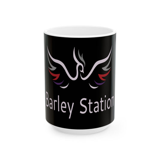 Barley Station Official Logo Ceramic Mug (11oz, 15oz)