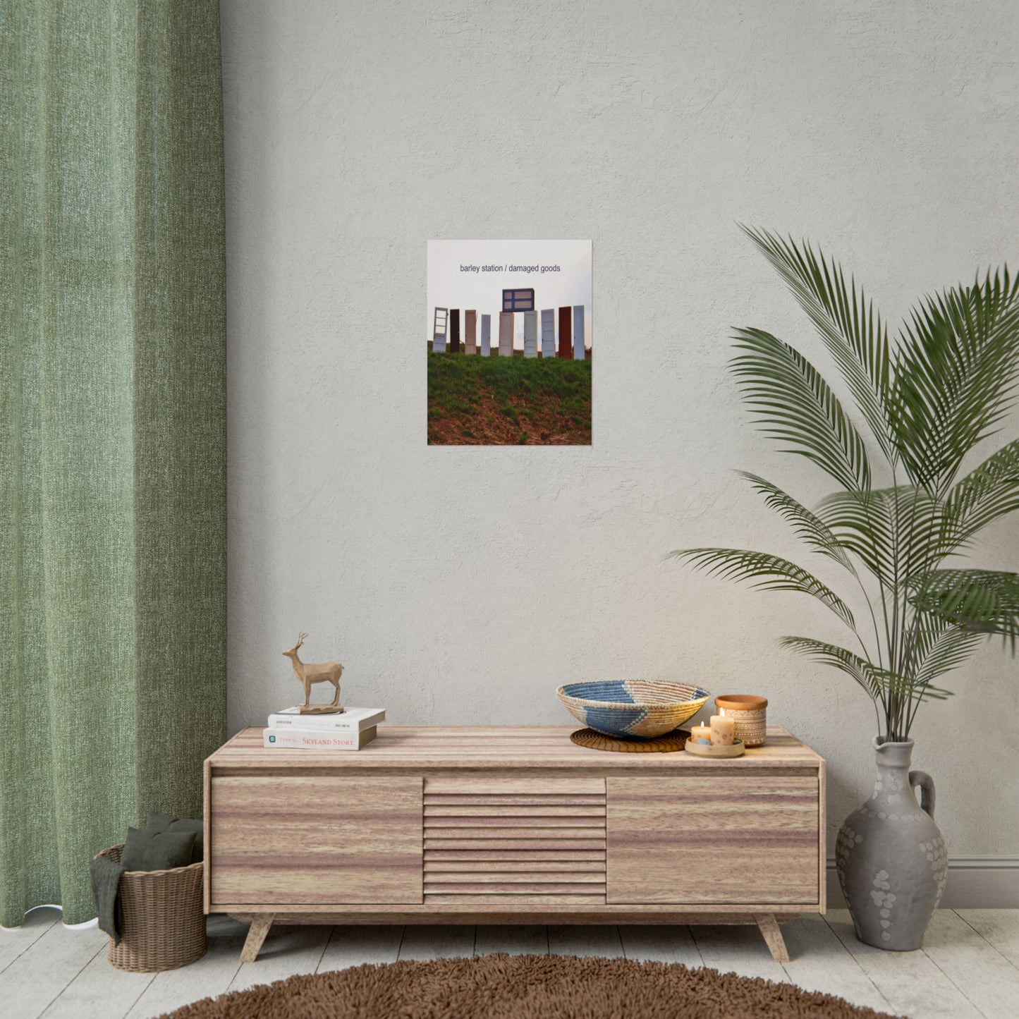 Barley Station 'Damaged Goods' Album Art Poster - Premium Wall Decor