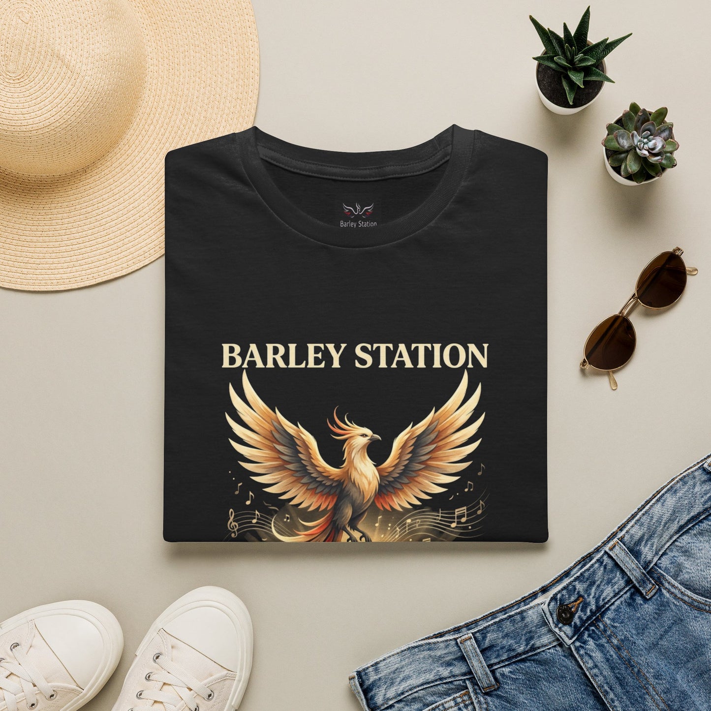 Barley Station Phoenix Music T-Shirt — "Music Is the Soundtrack to Life"