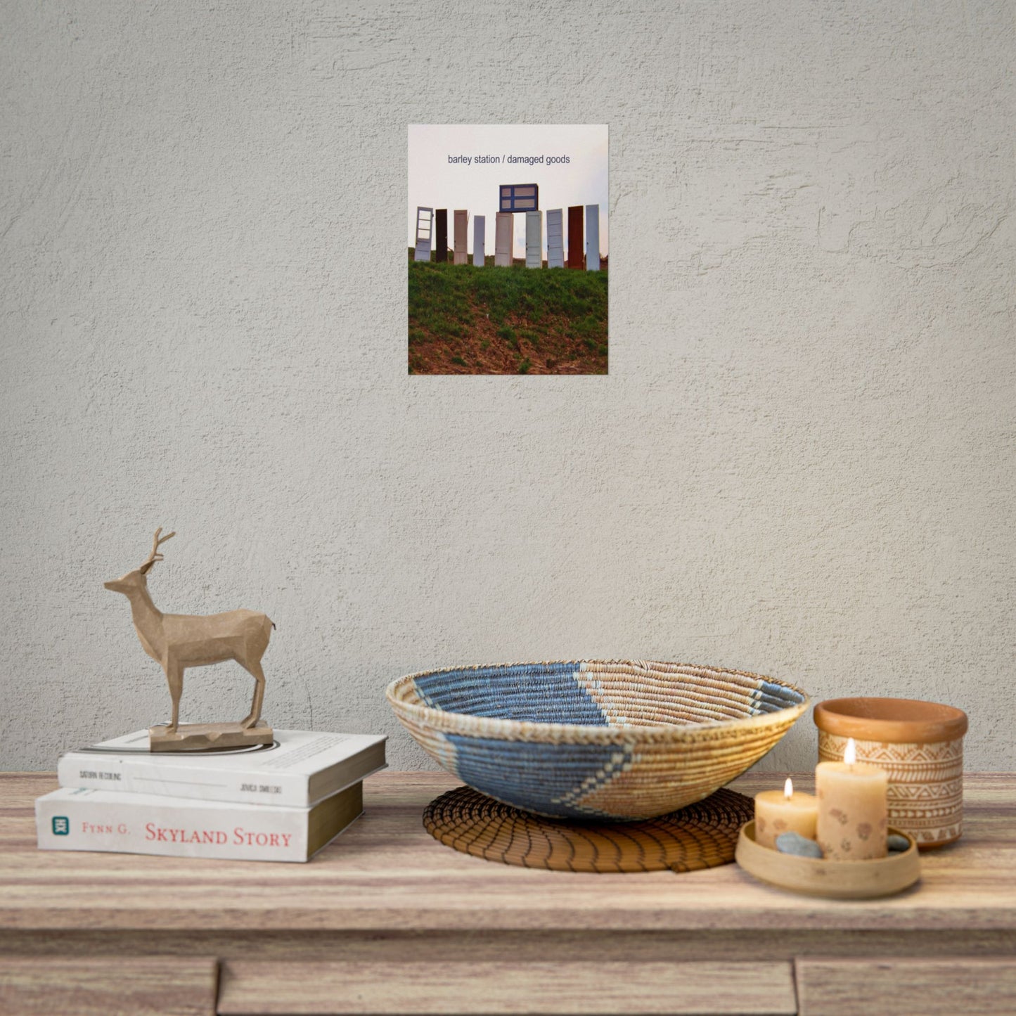 Barley Station 'Damaged Goods' Album Art Poster - Premium Wall Decor