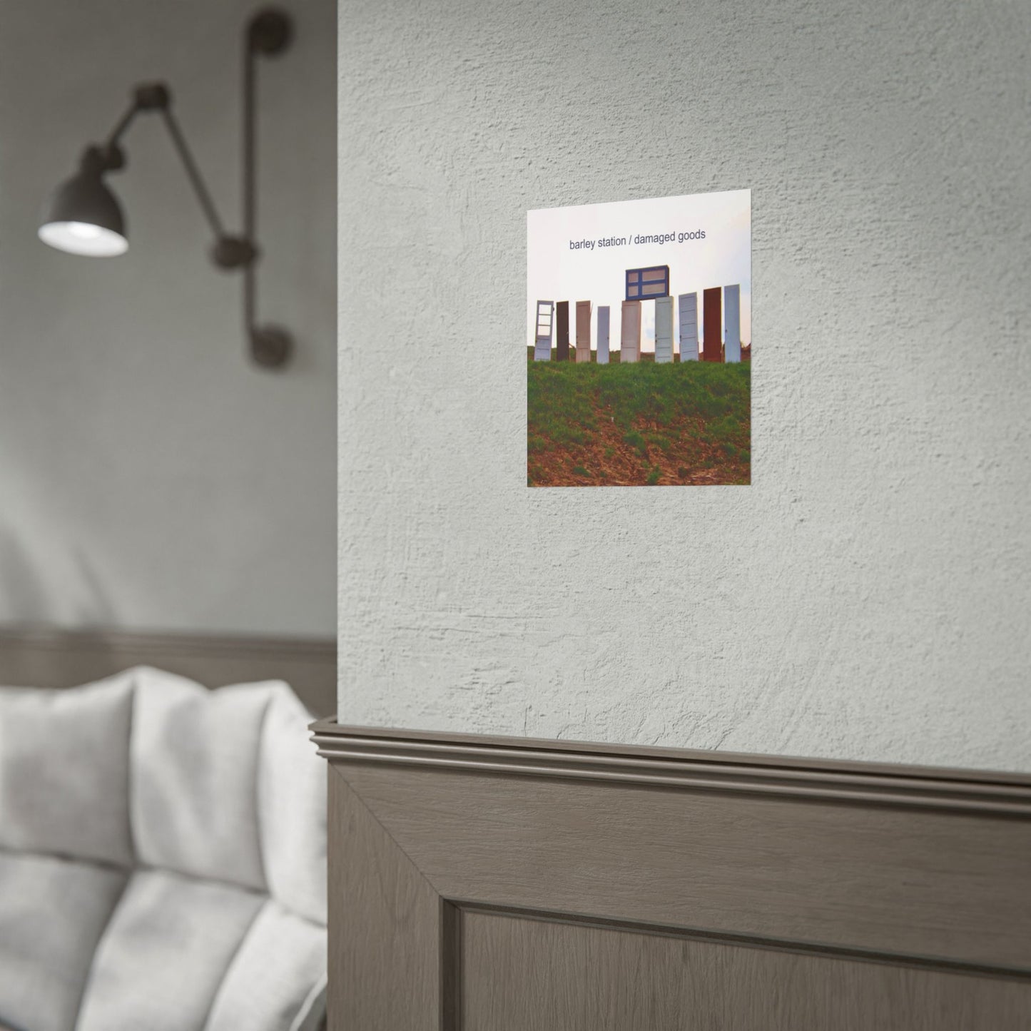 Barley Station 'Damaged Goods' Album Art Poster - Premium Wall Decor